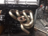 SPEEDTEK=Tubular SR20 GREDDY TRUST Mid Mount Replacement TD06 Exhaust Manifold