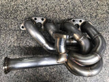 SPEEDTEK=Tubular SR20 GREDDY TRUST Mid Mount Replacement TD06 Exhaust Manifold