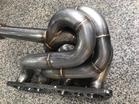 SPEEDTEK=Tubular SR20 GREDDY TRUST Mid Mount Replacement TD06 Exhaust Manifold