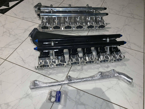 SPEEDTEK=Nissan Skyline R32 R34 GTR RB26DETT RB26 Billet Intake Manifold Plenum