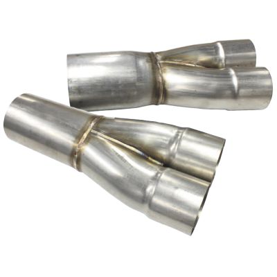 AeroFlow=Stainless Steel 2 into 1 Merge Collectors 2-1/2" Primary Into 3-1/2"