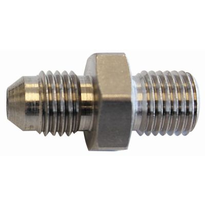 AeroFlow=Stainless Steel Washer Seal Adapter -4AN 3/8"-24