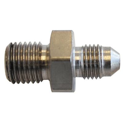 AeroFlow=Stainless Steel Washer Seal Adapter -4AN 7/16"-24