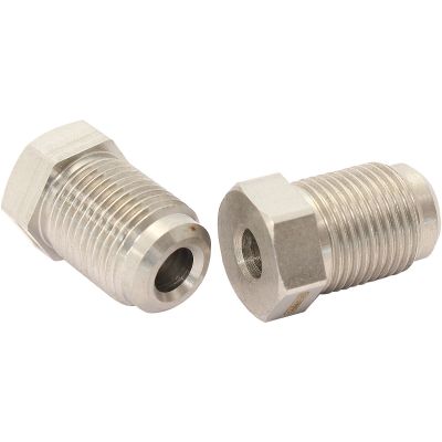 AeroFlow=Stainless Steel Inverted Flare Tube Nuts (Pair) M12 -1.0mm to 3/16" Hard