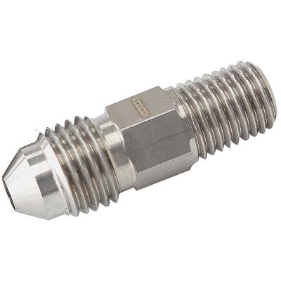 AeroFlow=Stainless Steel NPT Male to AN Fitting 1/16" NPT to Male -3AN