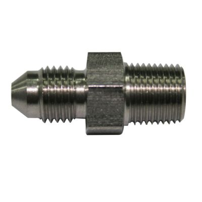 AeroFlow=Stainless Steel NPT Male to AN Fitting 1/8" NPT to Male -4AN