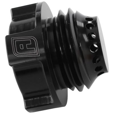 AEROFLOW=Oil Fill/Breather Cap Black Finish. Suits Ford 4.0L 'Barra' 6 Cylinder Engine