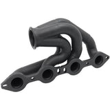 AeroFlow=GM LS Twin Turbo Long Runner Manifolds Forward Facing High Mount with 2.5"