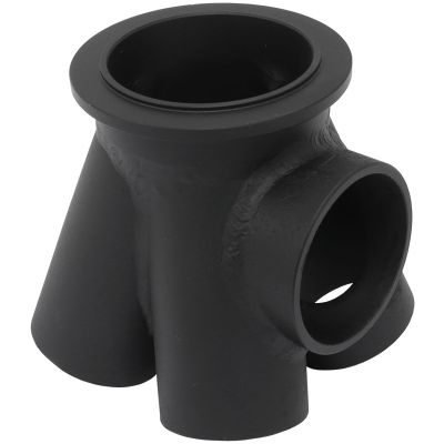AeroFlow=4 into 1 Round Turbo Merge Collector with 1-1/4" Tube Size V-Band Flange 44mm