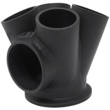 AeroFlow=4 into 1 Round Turbo Merge Collector with 1-1/4" Tube Size V-Band Flange 44mm