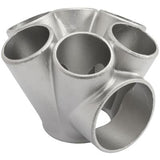 AeroFlow=6 into 1 Round Turbo Merge Collector V-Band Flange 50mm Wastegate Hole