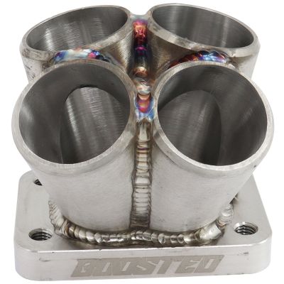 AeroFlow=4 into 1 Round Stainless Steel Turbo Merge Collector T25/T28 Flange