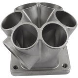 AeroFlow=6 into 1 Round Turbo Merge Collector T3 Single Entry Flange 50mm Wastegate