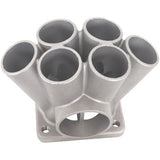 AeroFlow=6 into 1 Oval Turbo Merge Collector T4 Twin Entry Flange 54mm I.D Wastegate
