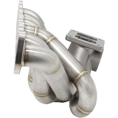 AeroFlow=Ford Barra T4 Turbo Stainless Steel Manifold Suits High Mount GT35-GT42 Turbo