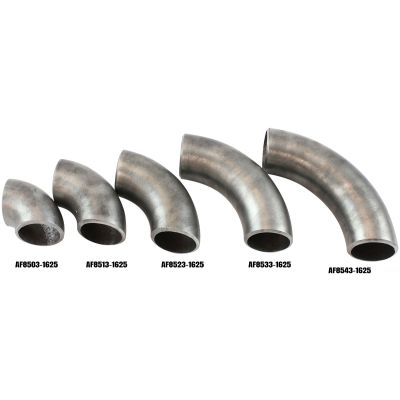 AeroFlow=1-3/8" (35mm) Steam Pipe Tube 90 Degree Bend 1.5D Radius 1/8"