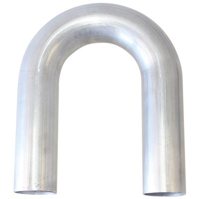 AeroFlow=180° Aluminum Mandrel Bend 2-3/4" (70mm) Dia. 1/16" (1.63mm) Wall