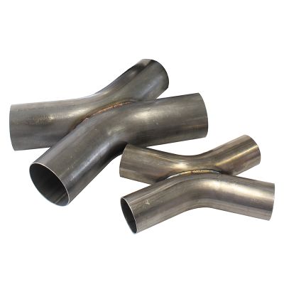 AeroFlow=Stainless Steel Exhaust X-Pipe 3-1/2" O.D 45°