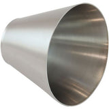 AeroFlow=2-1/2" to 5"304 Stainless Steel Transition Cone 63mm up to 127mm