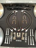 R35 GTR brake Adapter kit hardware with brake discs suit R32 R33 R34