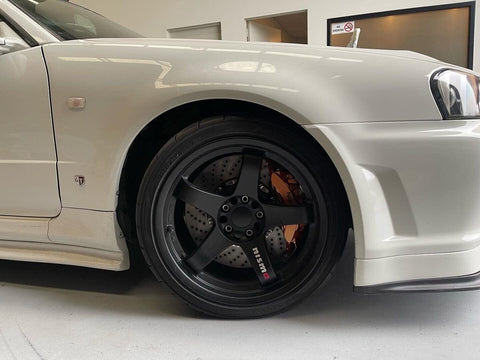 R35 GTR brake Disc front and rear 390mm J Hook replacement discs DBA EBA