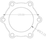 AeroFlow=Stainless Steel Turbine Outlet Flange Weld-On Suit GT42/GT45/GT51