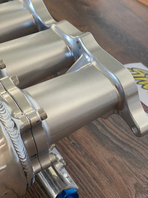 SPEEDTEK=Toyota 2JZ-GTE & 2JZ-GE Supra Aristo CNC Billet Intake Manifold Plenum V2.0