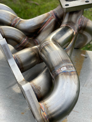 SPEEDTEK=Toyota 1JZ-VVTi High Mount Stainless Steel Tubular Twin Scroll Exhaust Manifold
