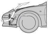 BORDER RADIATOR RELOCATION KIT - MR2 SW20