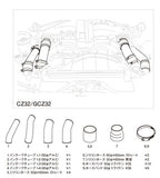 TRUST GREDDY ALUMINUM HARD PIPING INTAKE KIT-NISSAN CZ32 GCZ32 VG30DETT