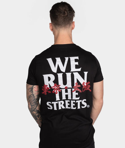 We Run The Streets Tee - Black