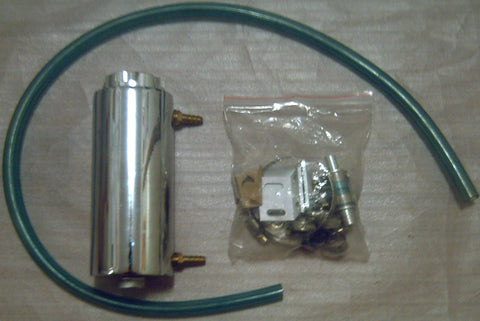 DRI , AFTERMARKET , CHROME , TWIN INLET , OIL CATCH CAN .