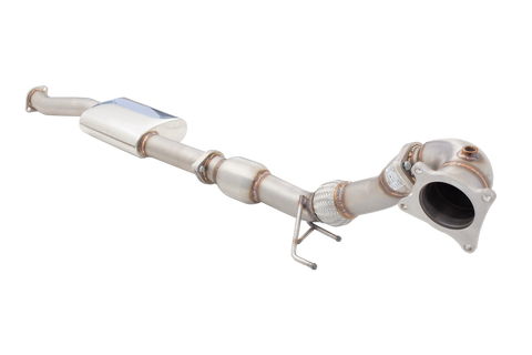 X FORCE VW GOLF R MK6 & MK7 10-12 / 3.5"-3" Stainless Dump/Front Pipe with Cat