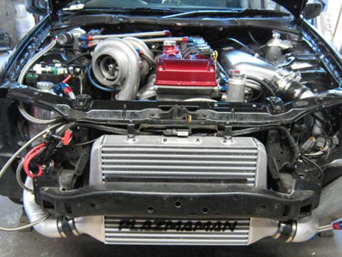 PLAZMAMAN-BA/BF 1100HP STAGE 4 INTERCOOLER KIT (IC,PLENUM,ODYSSEY-4″AIR BOX KIT