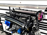 PLAZMAMAN-RB26 GT-R FULL BILLET RUNNER INLET MANIFOLD–6 INJECTOR