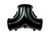 PLAZMAMAN-INTAKE TWIN ENTRY BILLET ADAPTOR - TWIN 3.5" TO 5"