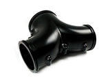 PLAZMAMAN-INTAKE TWIN ENTRY BILLET ADAPTOR - TWIN 3.5" TO 5"