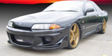 Top Secret Style , Aftermarket , Fibreglass , Front Bar , Nissan R32 Skyline Gts-t / Gtr
