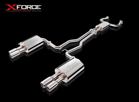 X Force Holden Calais V8 VE 06-13 Twin 2.5" Cat Back Exhaust Stainless Steel
