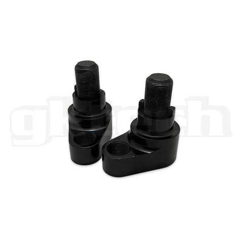 GKTECH=Z34 370Z HIGH TENSILE OFFSET STEERING RACK CONVERSION EXTENDERS