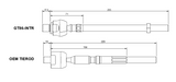GKTECH=ZN6 86/BRZ SUPER LOCK REPLACEMENT INNER TIE ROD-SOLD INDIVIDUALLY