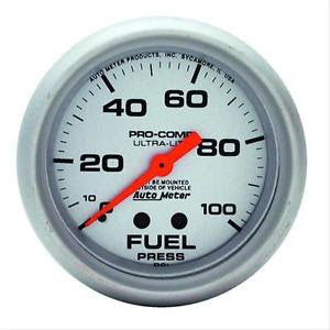 Autometer ProComp UltraLite Series Fuel Pressure Gauge .
