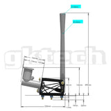 GKTECH = V2 HYDRAULIC HANDBRAKE ASSEMBLY + HANDLE