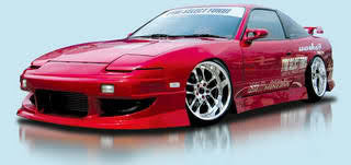Works 9 style , aftermarket , fibreglass , front bar , 180sx