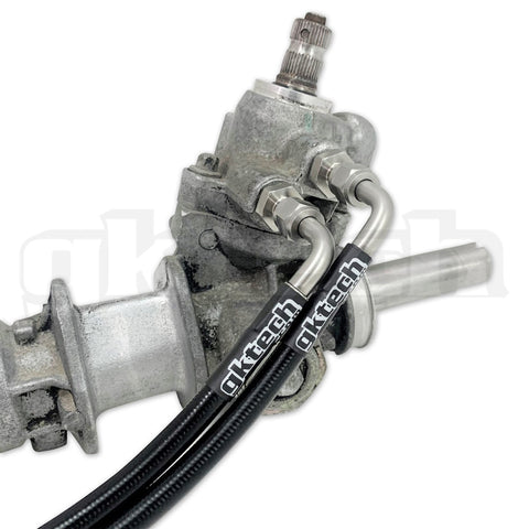 GKTECH=S-CHASSIS POWER STEERING HARD LINE REPLACEMENTS (PAIR)