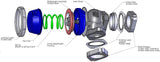 Turbosmart External Wastegate Gen 4 WG38 Ultragate 38mm 7 psi Blue