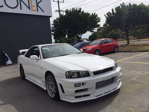 Skyline R34 GTR conversion east bear body kit. Full kit parts only