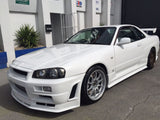Skyline R34 GTR conversion east bear body kit. Front end only