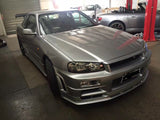 Skyline R34 GTR conversion east bear body kit. Front end only
