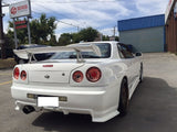 Skyline R34 GTR conversion east bear body kit. skirt extension only